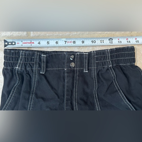 BDG Urban Outfitters Relaxed Skater Jean 29 Black Hi Rise Streetwear Cargo Y2K - Picture 6 of 16